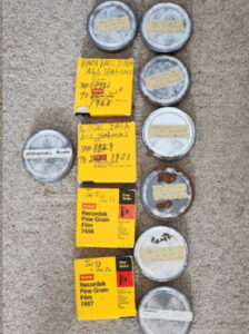 Microfilm rolls of data from Panama