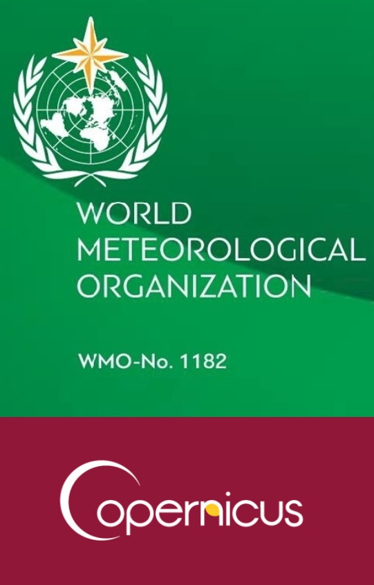 Report covers from World Meteorological Organization and Copernicus