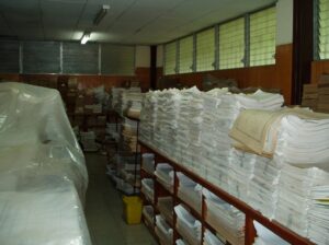 Stacks of historic data in Nicaragua